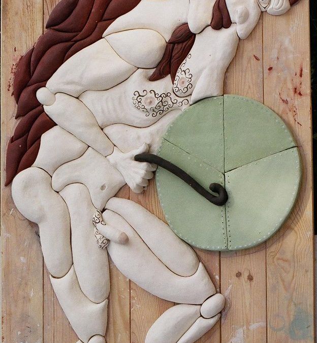Chaman – Fresque Haut relief