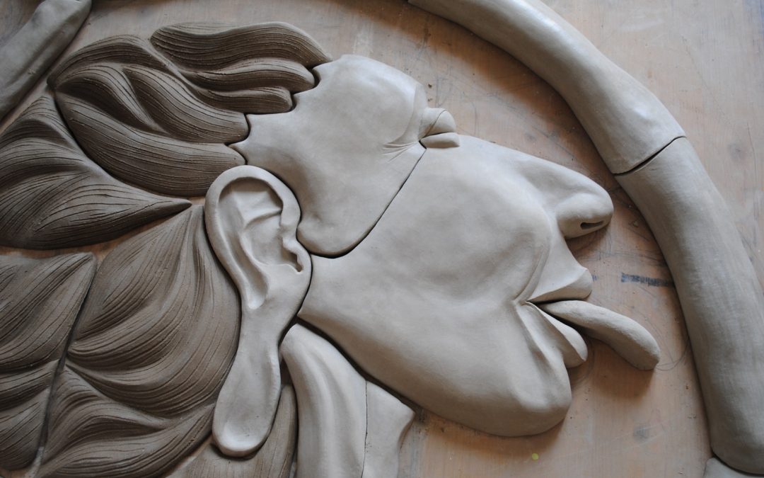 Contorsion – Fresque Haut relief