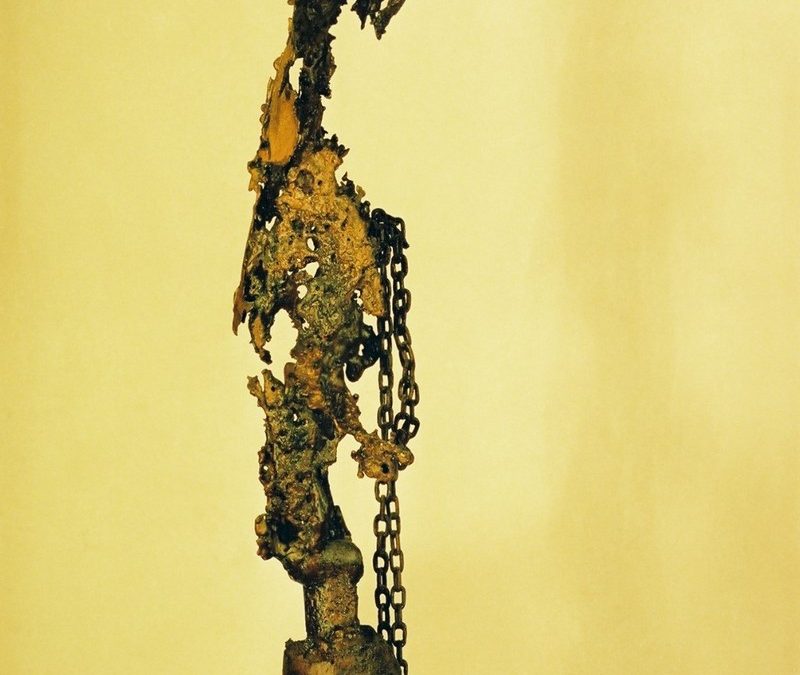 Bagnard – Sculpture Acier Bois